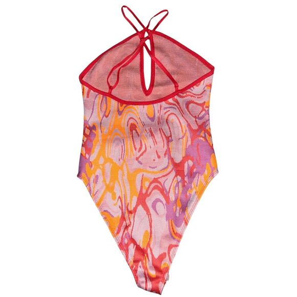 Zara Abstract Bodysuit Small - Picture 3 of 7